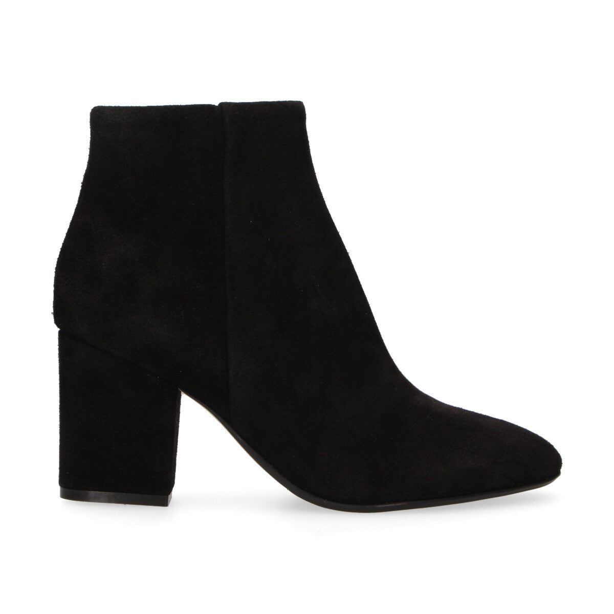 Anna F tronchetto in camoscio nero