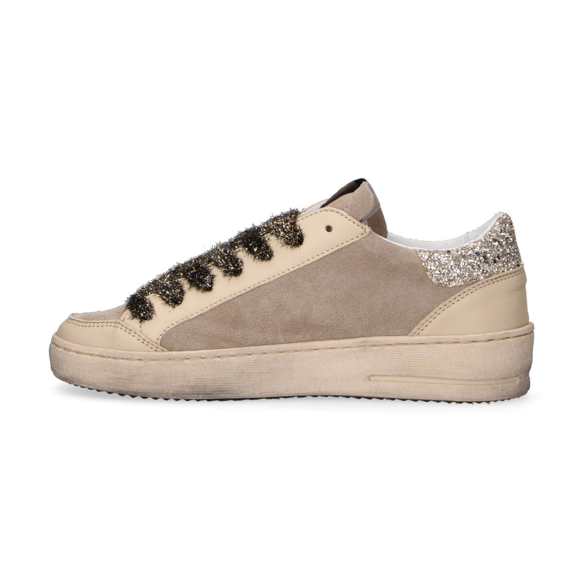 Ama Brand sneaker Slam in camoscio beige