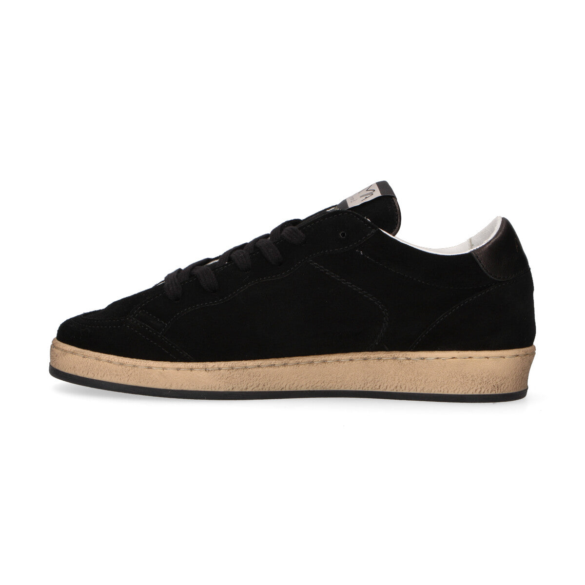 Ama Brand sneaker Sun in camoscio nero