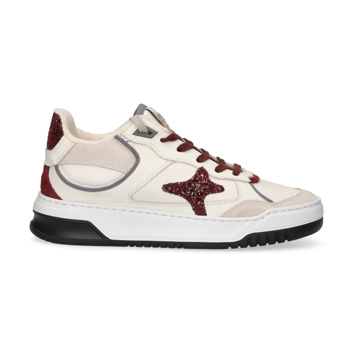 Ama Brand sneaker Diam glitter bordeaux