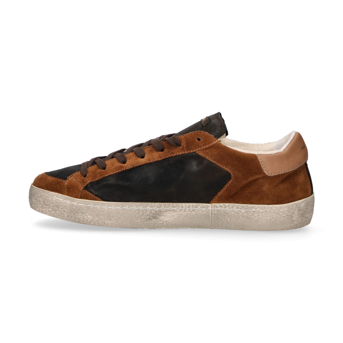 Ama Brand sneaker Time in camoscio cuoio
