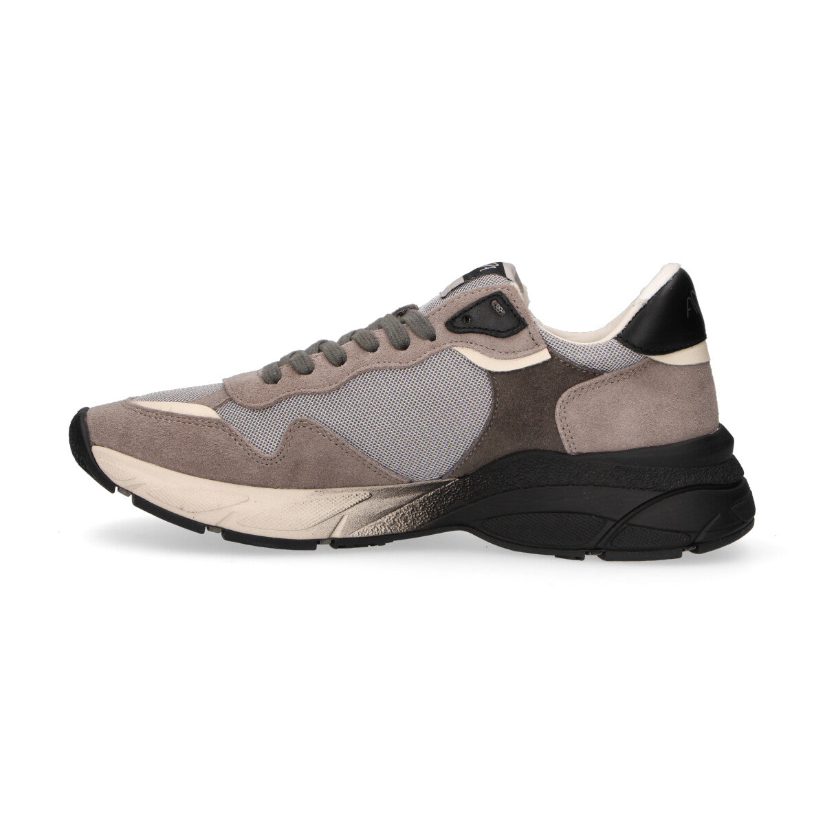Ama Brand sneaker Moon in camoscio tortora