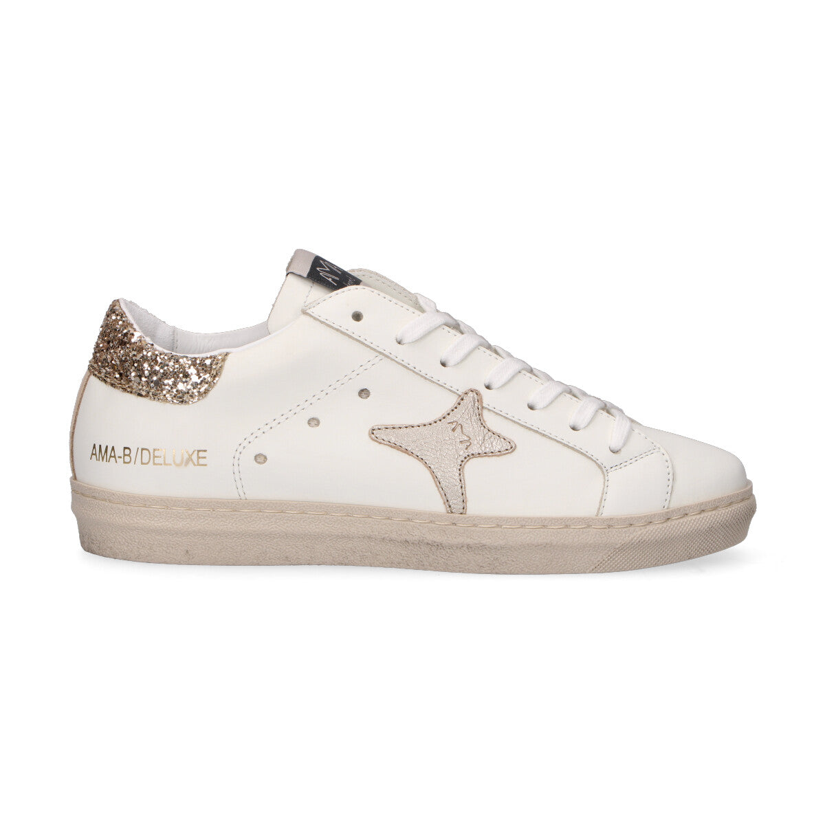 Ama Brand sneaker Snk in pelle bianca