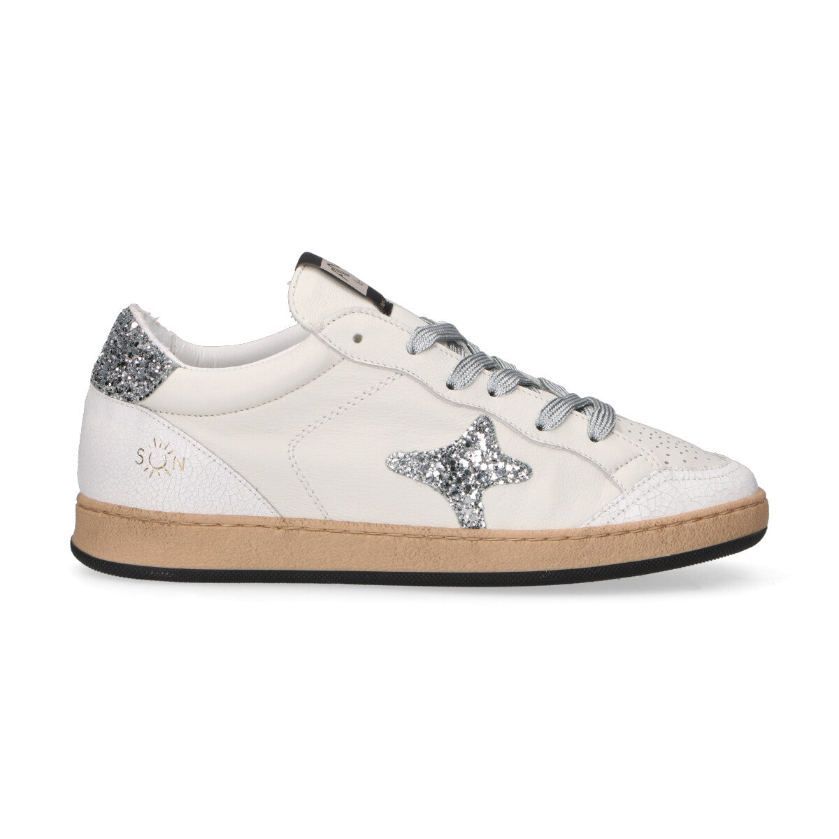 Ama Brand sneaker Sun in pelle bianca