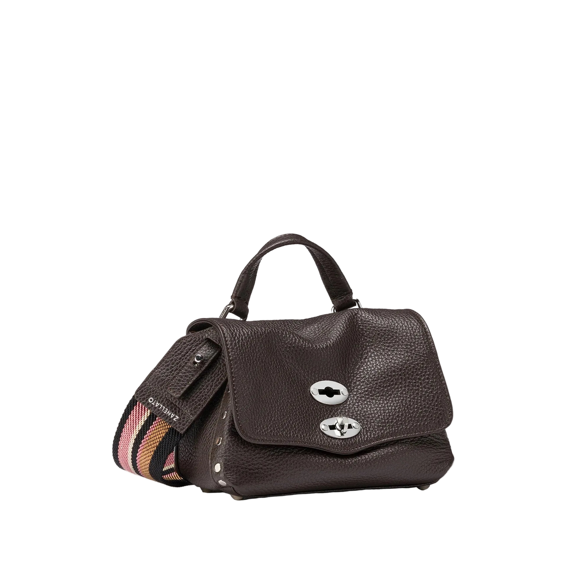 Zanellato borsa Postina Daily Giorno baby brown dolce amaro in pelle