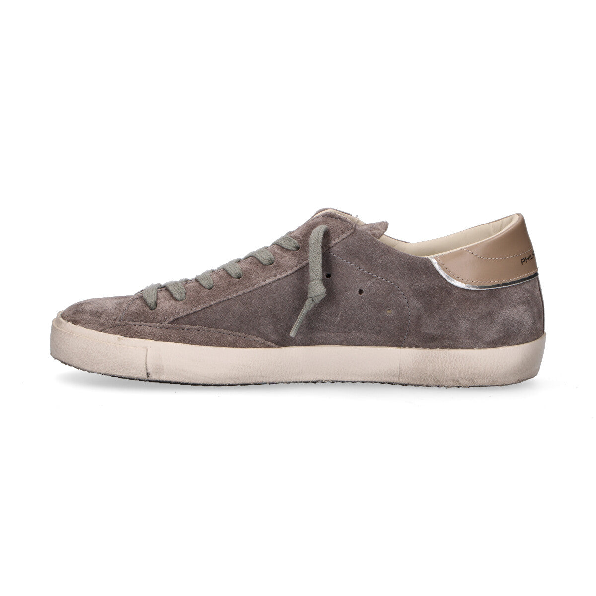 Philippe Model sneaker Paris in camoscio grigio