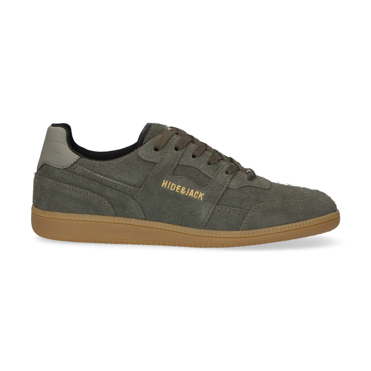 Hide&Jack sneaker in pelle e camoscio verde