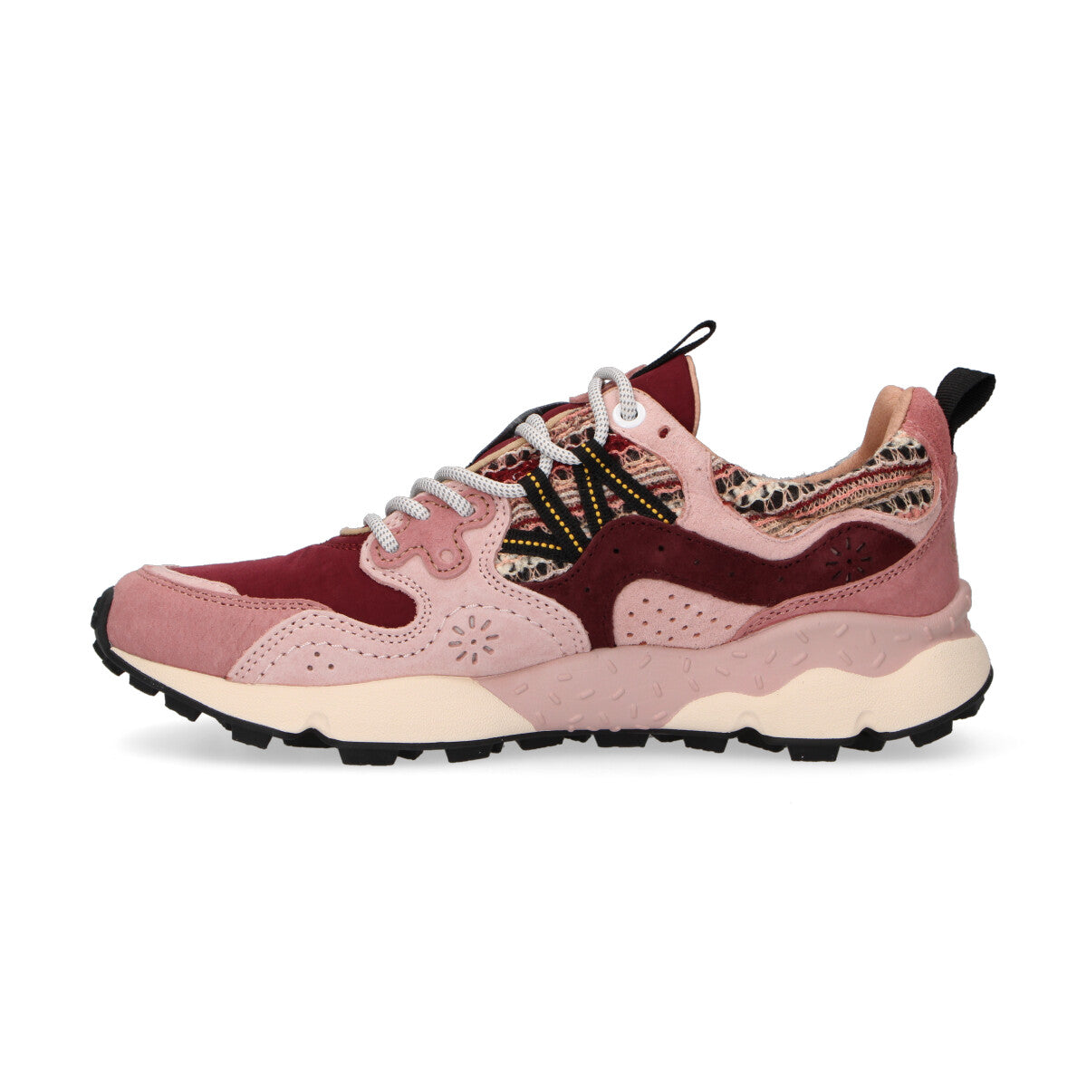 Flower Mountain sneaker Yamano 3 bordò rosa
