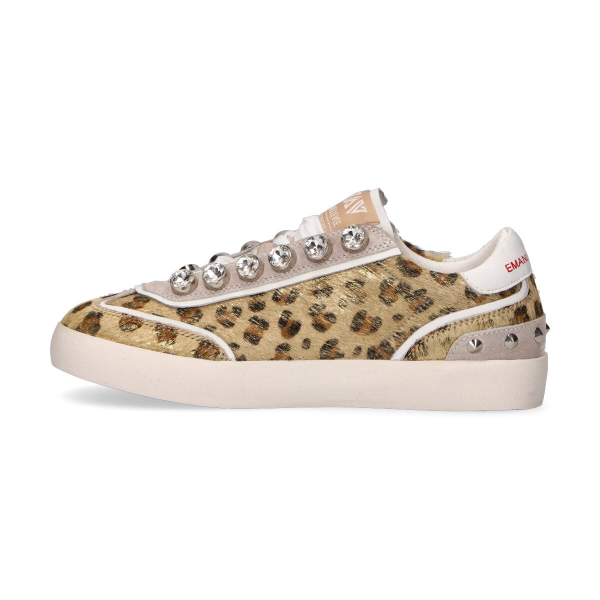 Emanuelle Vee sneaker Olivia strass cavallino