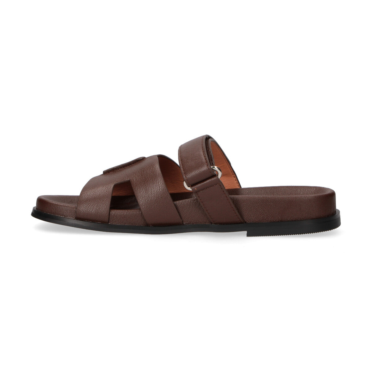 Bibi Lou ciabatta sandalo con strappo in pelle tdm