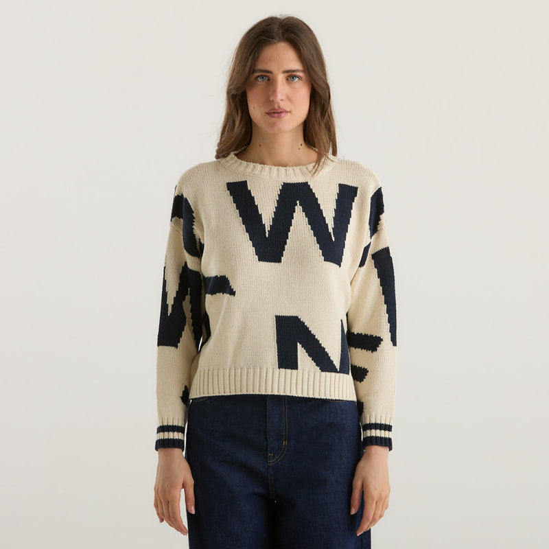 Weekend MaxMara maglia girocollo fantasia blu