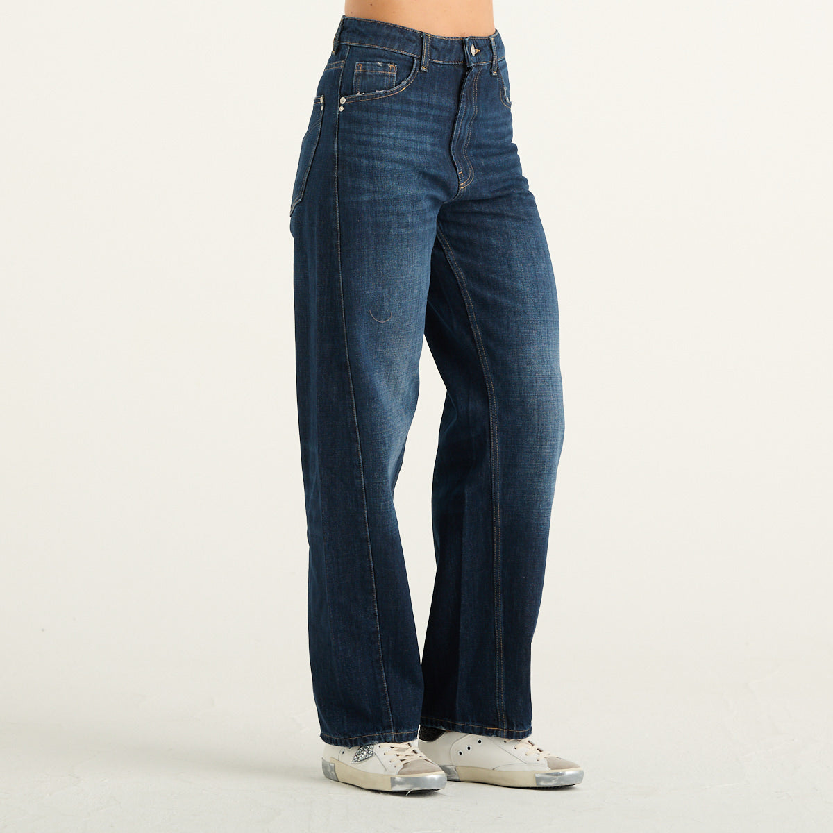 Jeans Balloon Patrizia Pepe Dark Blue