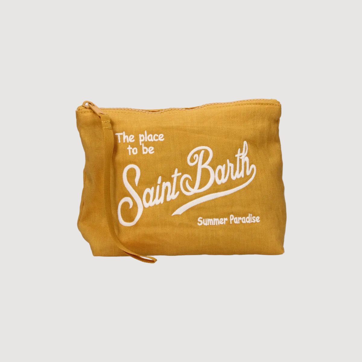 Mc2 Saint Barth pochette Aline soft linen gialla