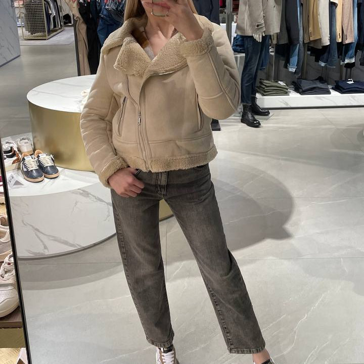 Haveone ecomontone corto beige