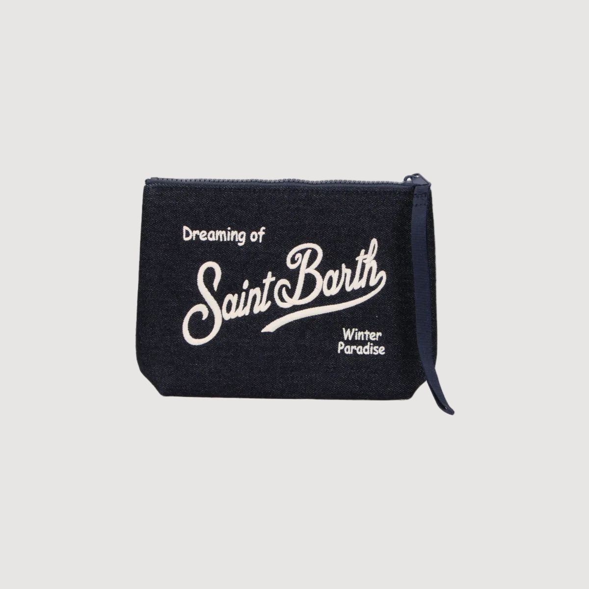 Mc2 Saint Barth pochette Aline in denim blu