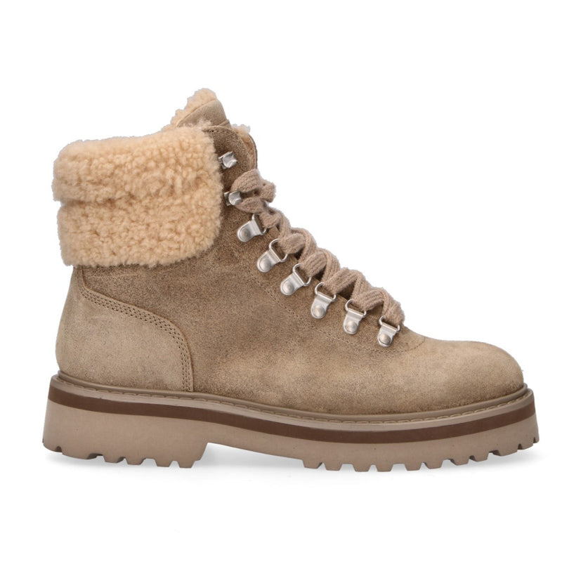 Woolrich pedula in camoscio beige