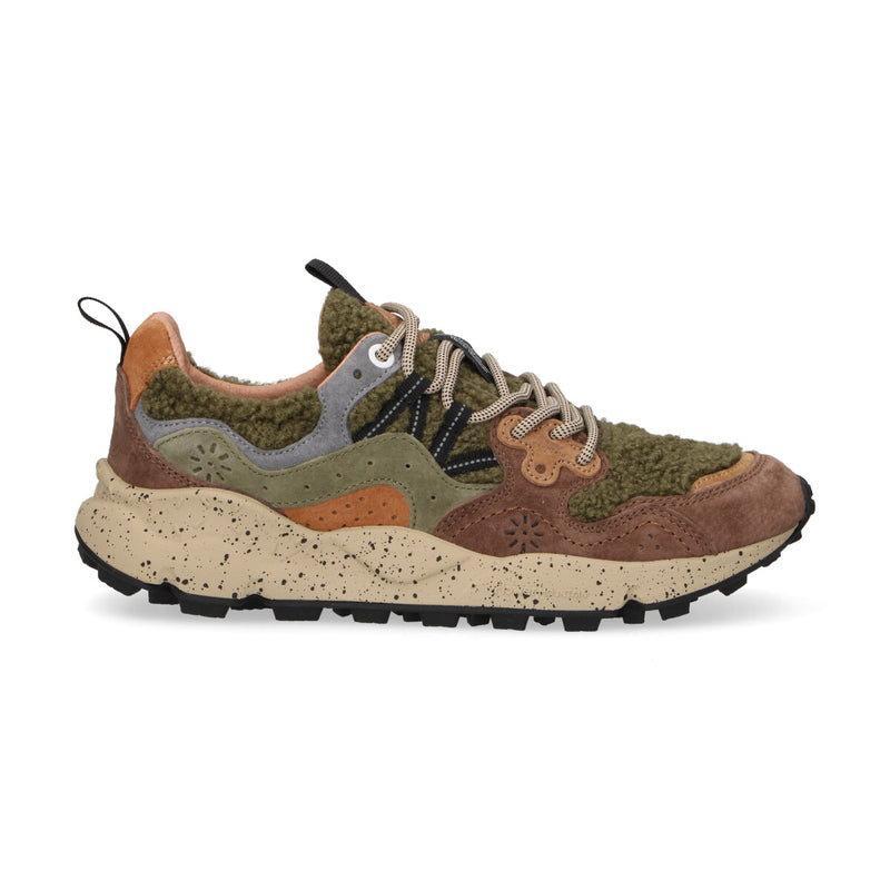 Flower Mountain sneaker Yamano 3 marrone verde