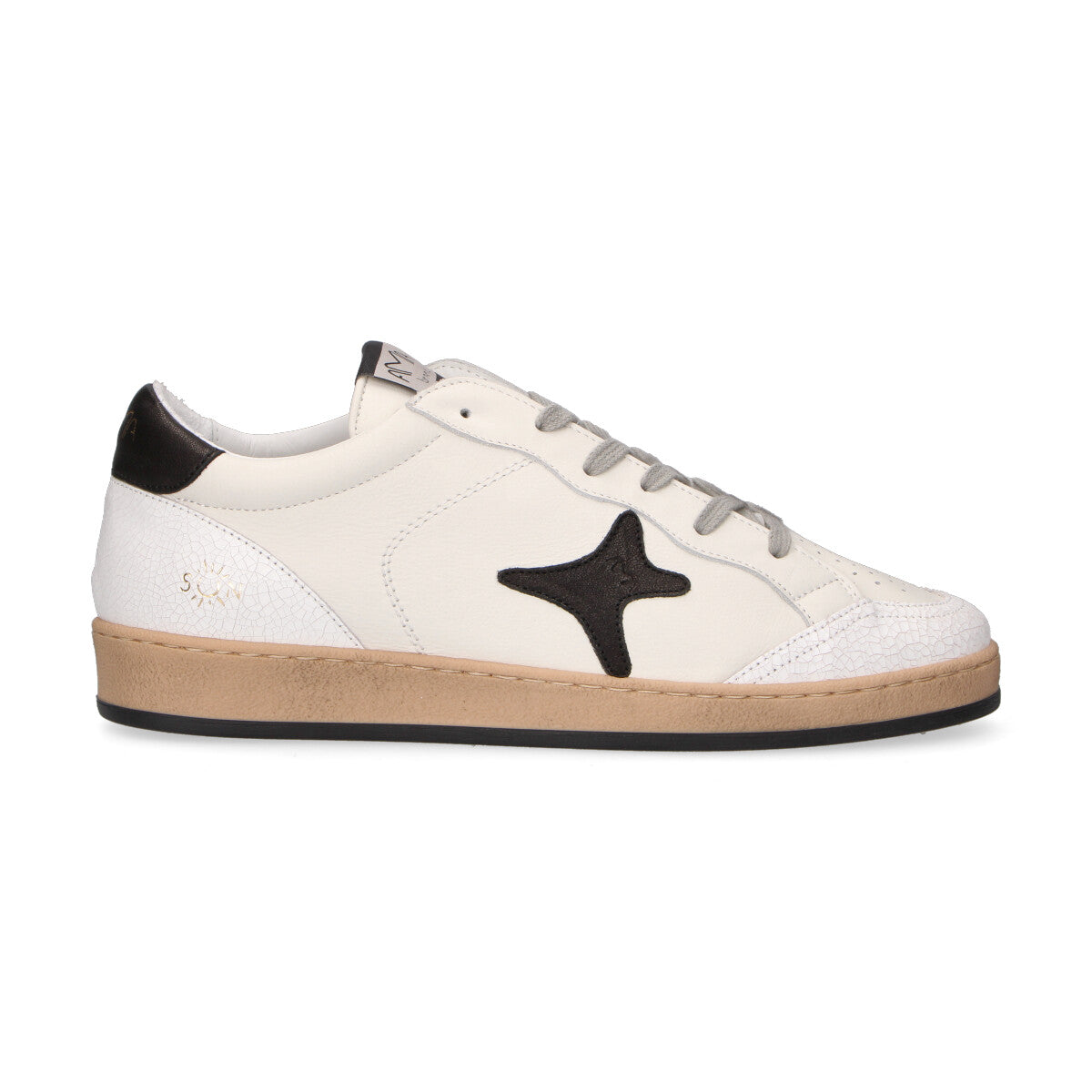 Ama Brand sneaker Sun in pelle bianca