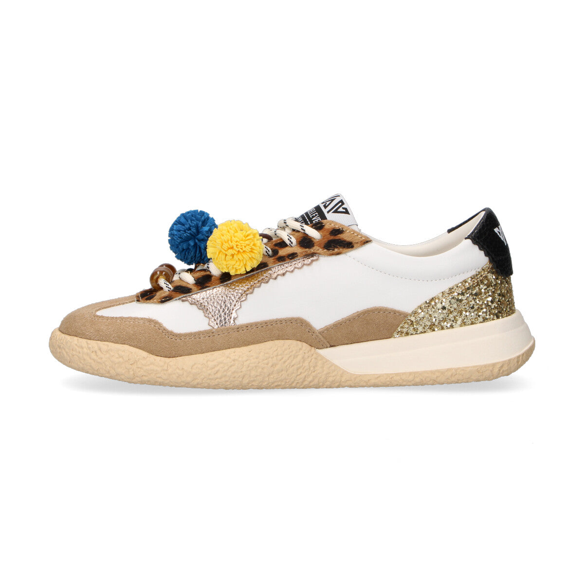 Emanuelle Vee sneaker in pelle bianca