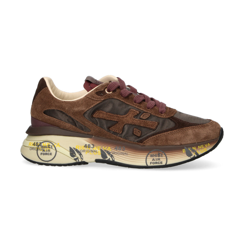 Premiata sneaker Moerund in nylon marrone