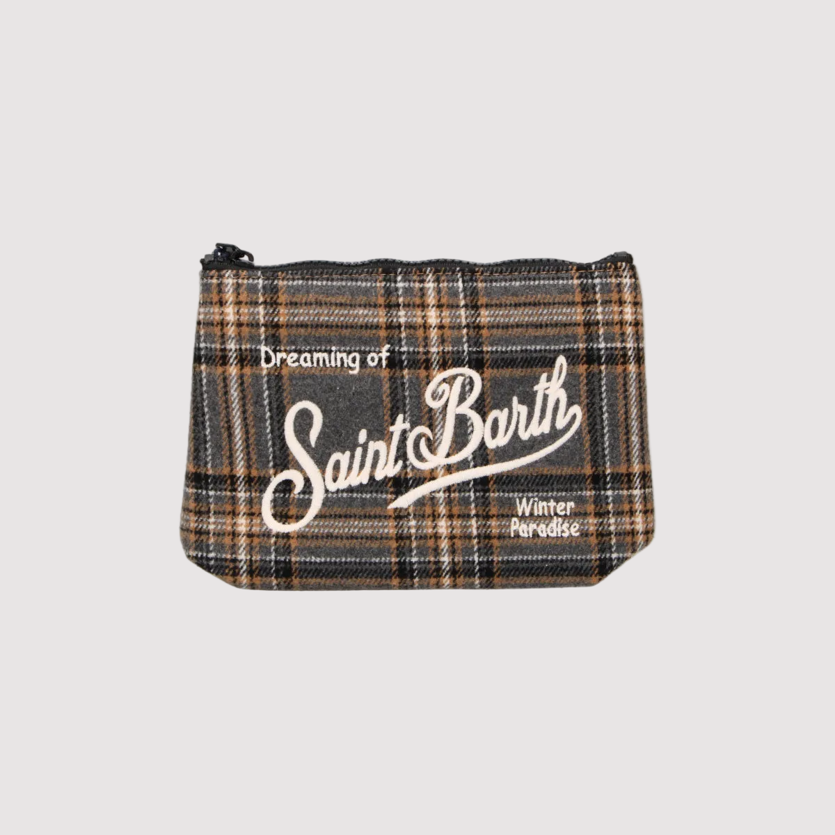 Mc2 Saint Barth pochette Aline Wool Tartan