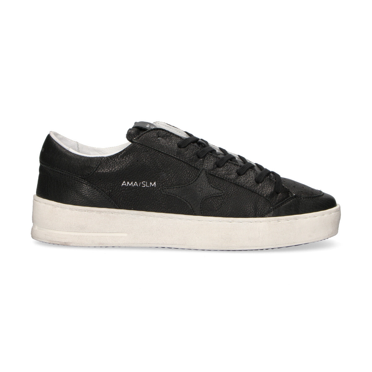Ama Brand sneaker Slam in pelle nera
