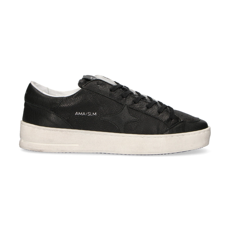 Ama Brand sneaker Slam in pelle nera