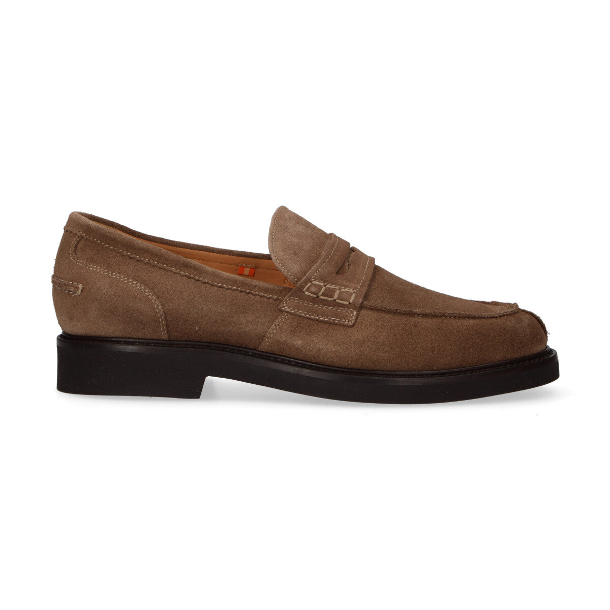 Giano mocassino in camoscio beige