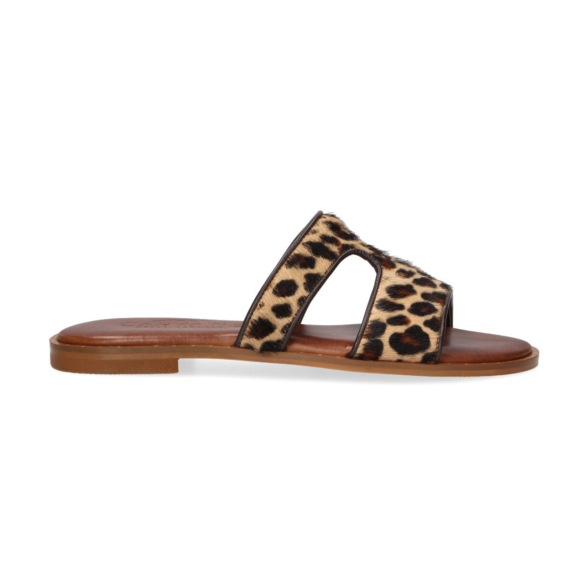 Caryatis ciabatta in cavalino animalier