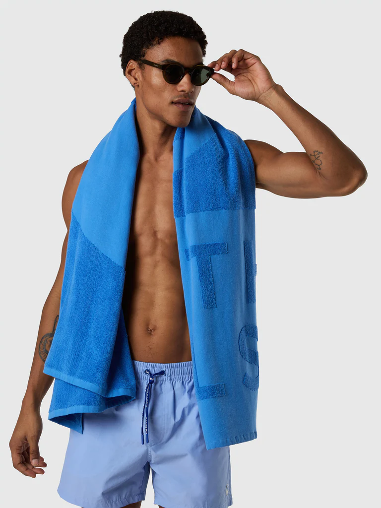 North Sails Telo mare con logo blu