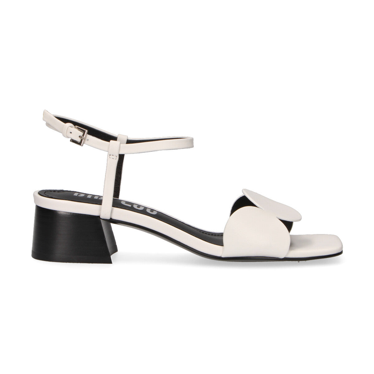 Bibi Lou sandalo con cinturino in pelle bianco