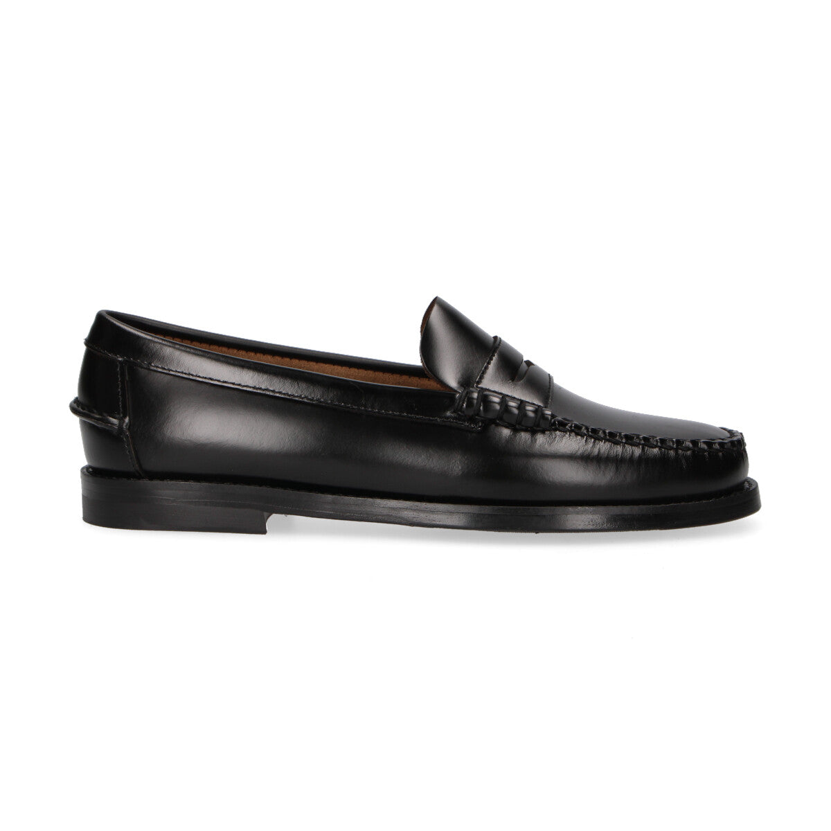 Sebago mocassino Classic Dan in pelle nera