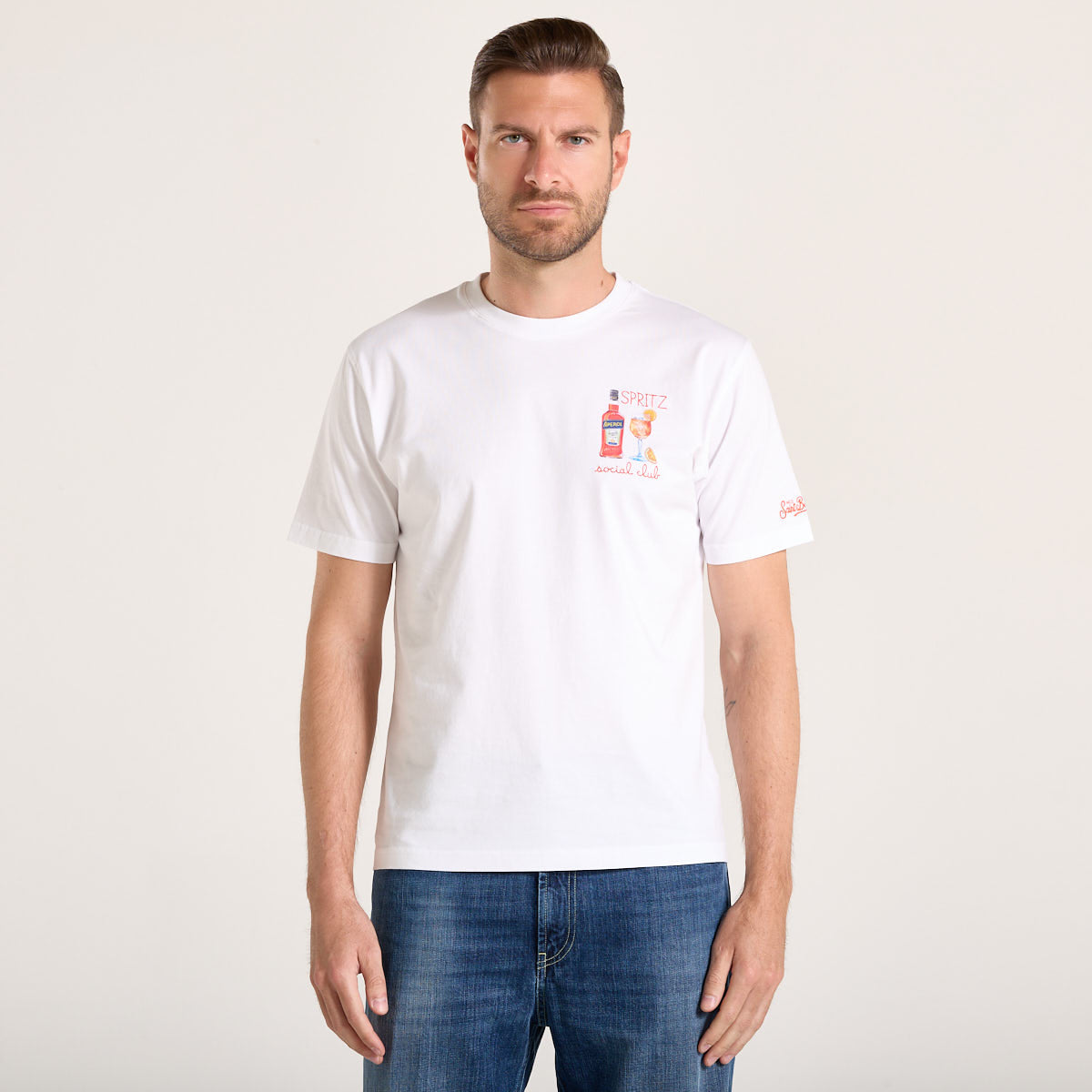 Mc2 Saint Barth t-shirt portofino social spritz bianca