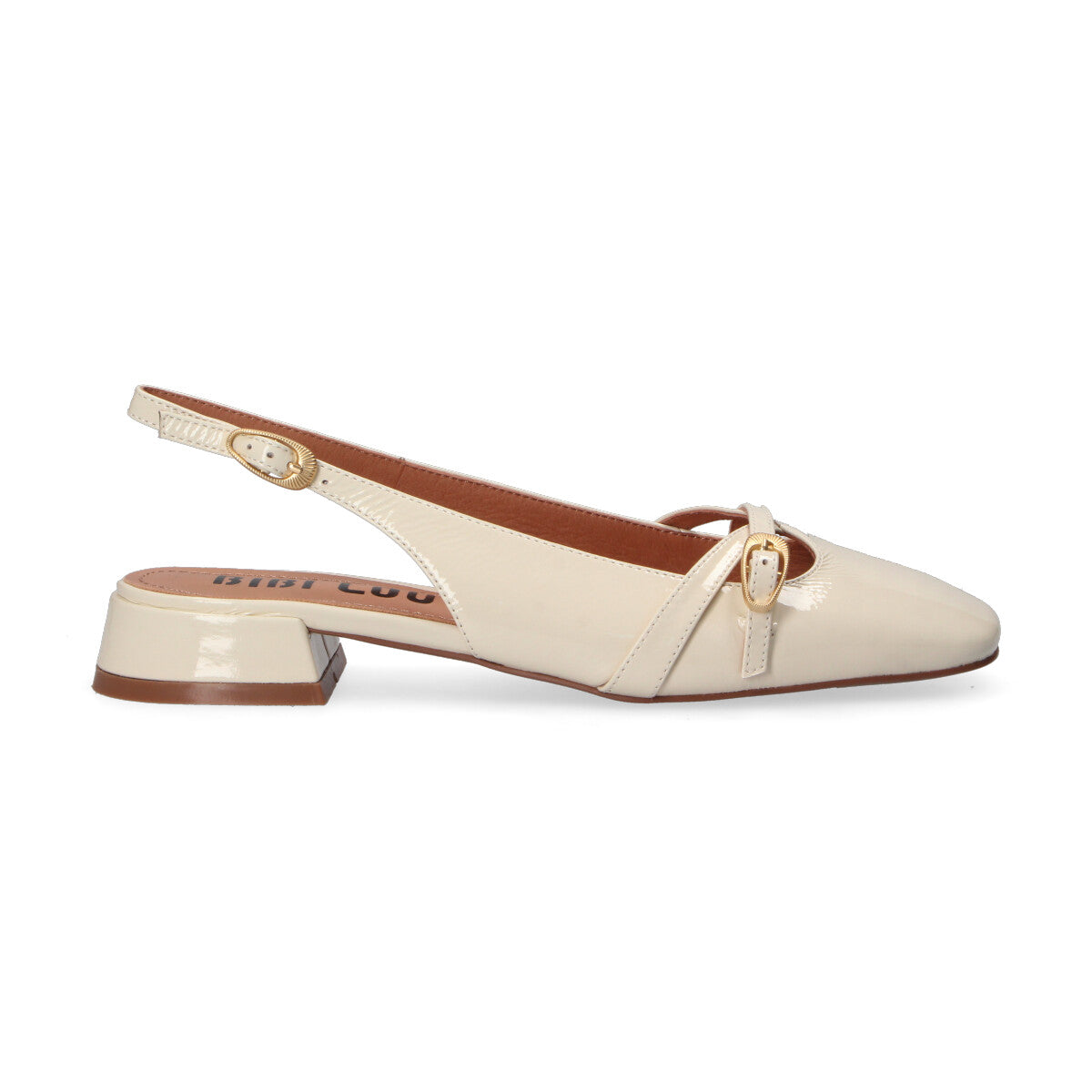 Bibi Lou chanel in vernice panna