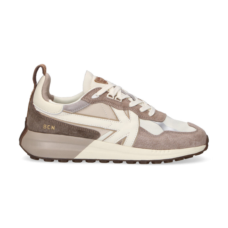 Kaotiko sneaker Vancouver in nylon panna beige