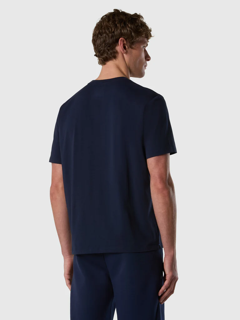 North Sails T-shirt con logo North Tech blu