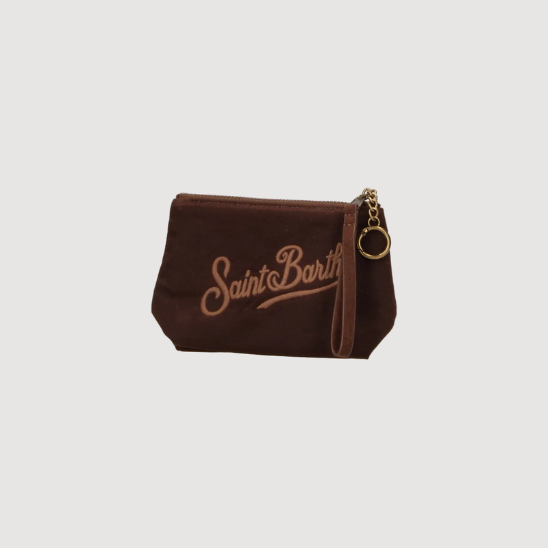 Mc2 Saint Barth pochette Aline Mini Wax marrone