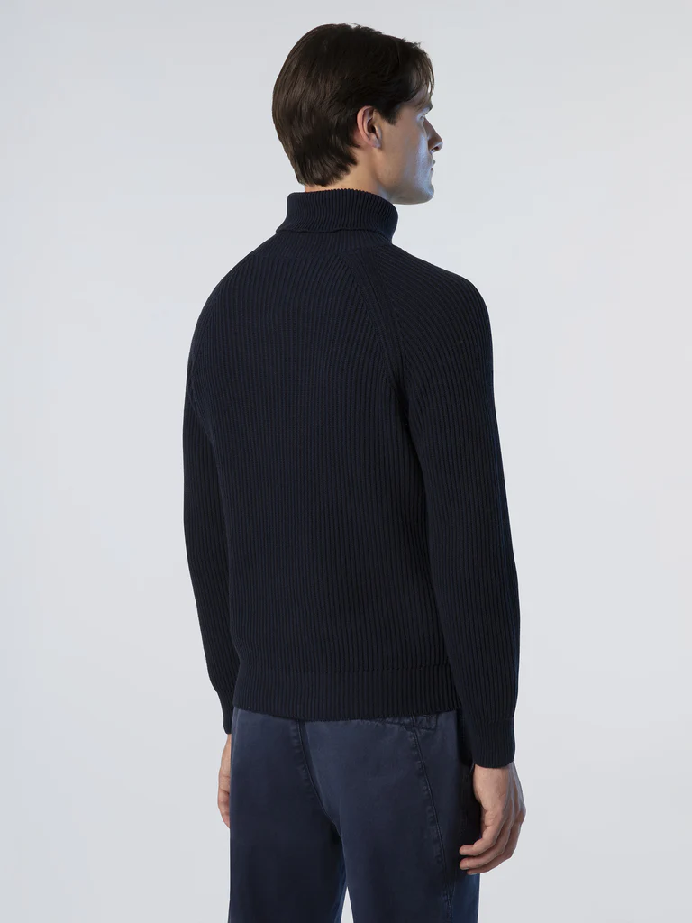 North Sails maglione dolcevita blu