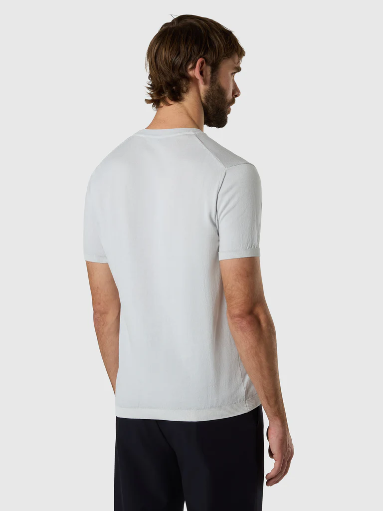 North Sails t-shirt girocollo jersey cotone grigio