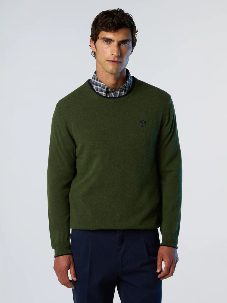 North Sails maglione girocollo verde