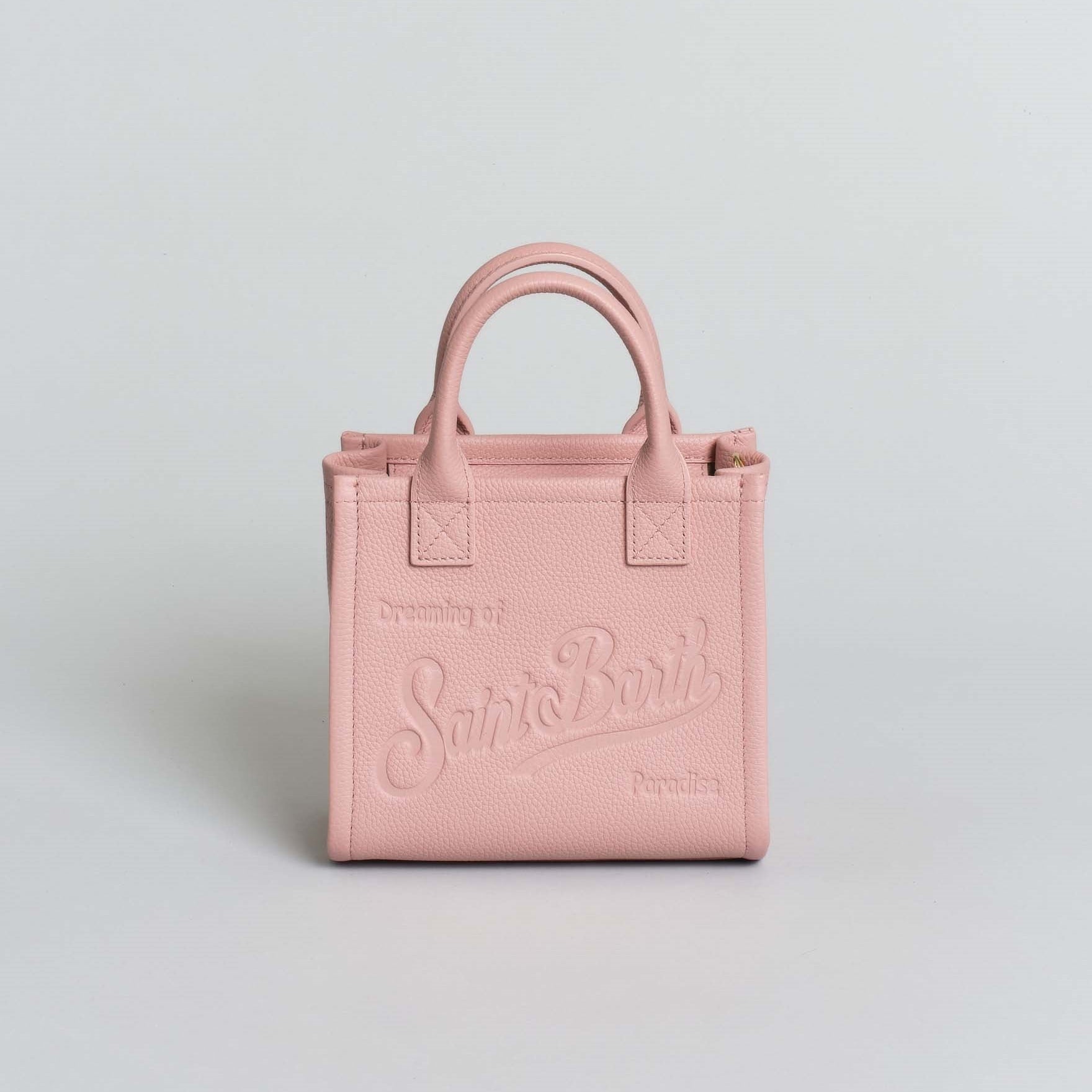 Mc2 Saint Barth borsa vanity mini pelle rosa