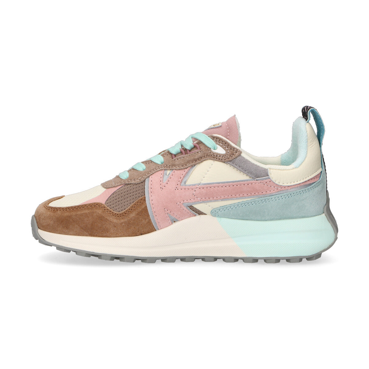 Kaotiko sneaker Detroit in nylon rosa tiffany
