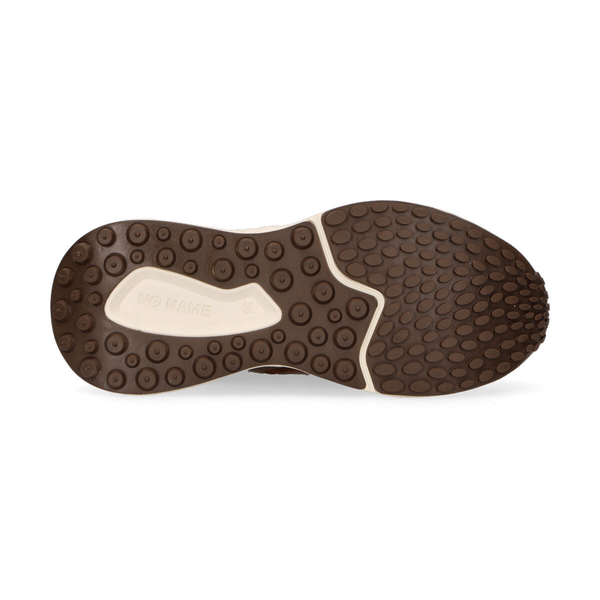 No Name sneaker Carter Jogger in camoscio marrone