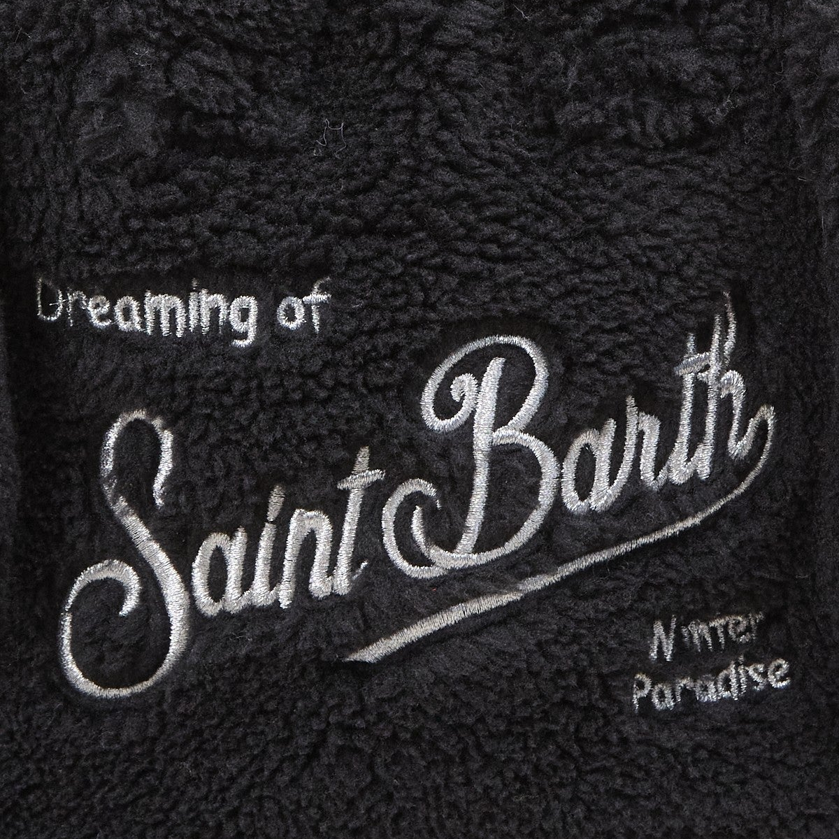 Mc2 Saint Barth borsa Vanity Mini Teddy nera