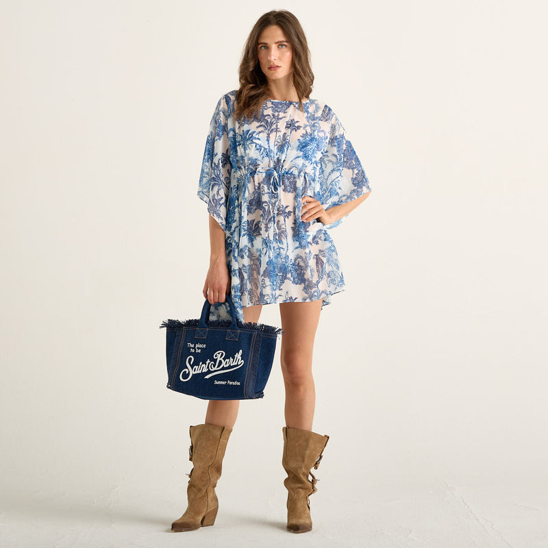 Mc2 Saint Barth copricostume iria georgette jungle oceania