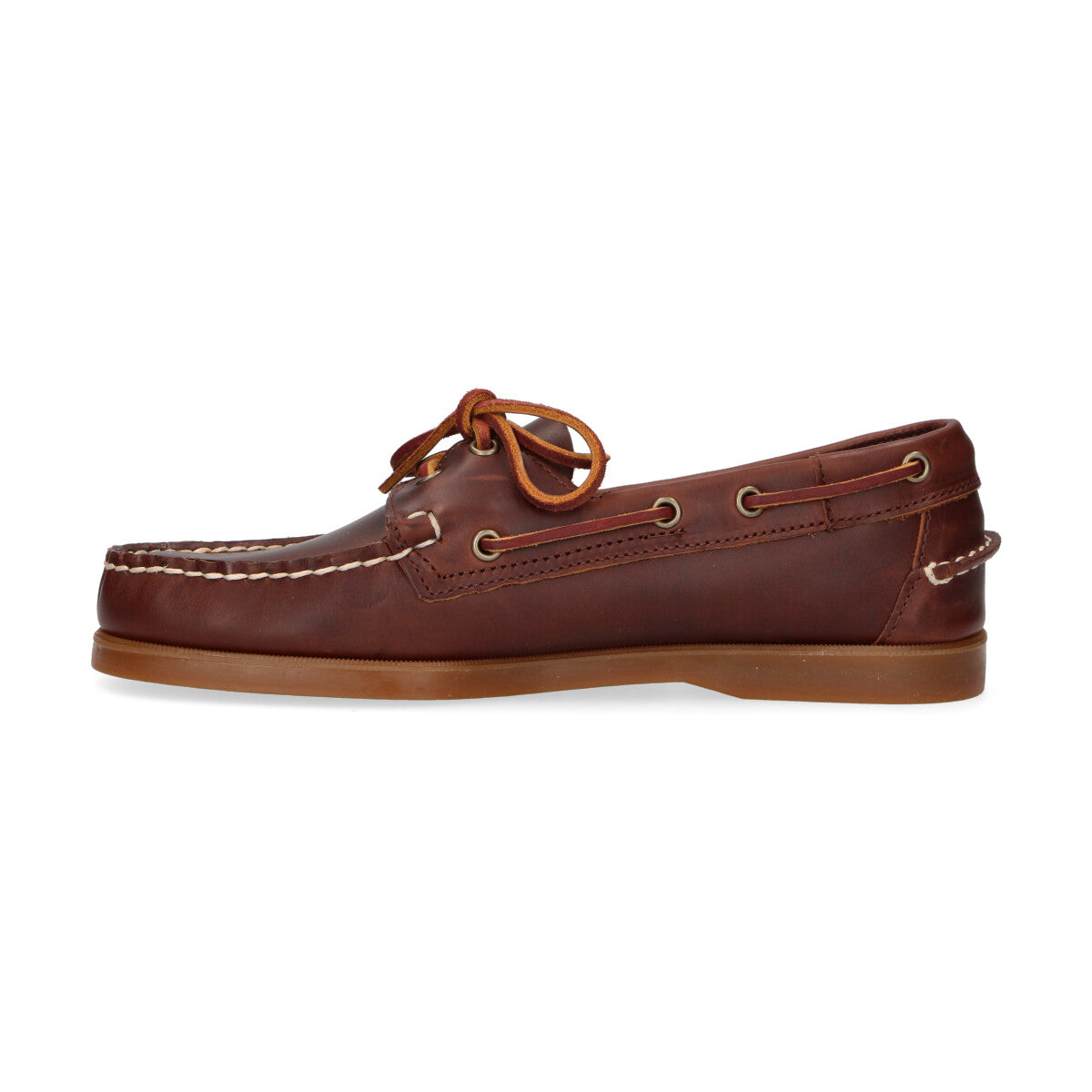Sebago scarpa da barca in pelle marrone
