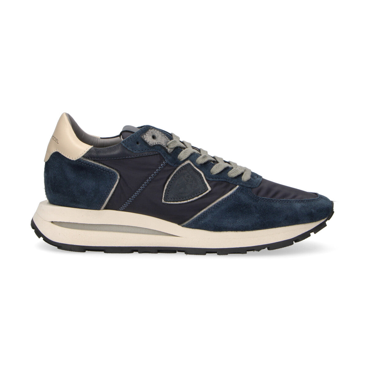 Philippe Model sneaker Tropez in camoscio blu