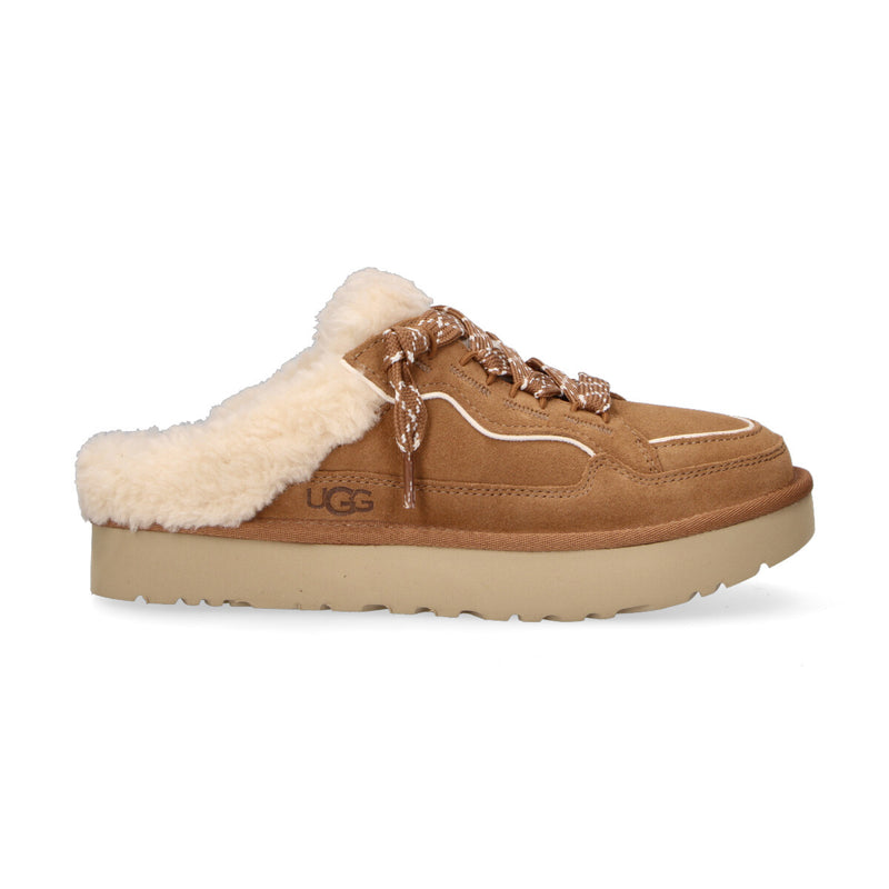 Ugg sneaker Lowmel Mule in camoscio chestnut