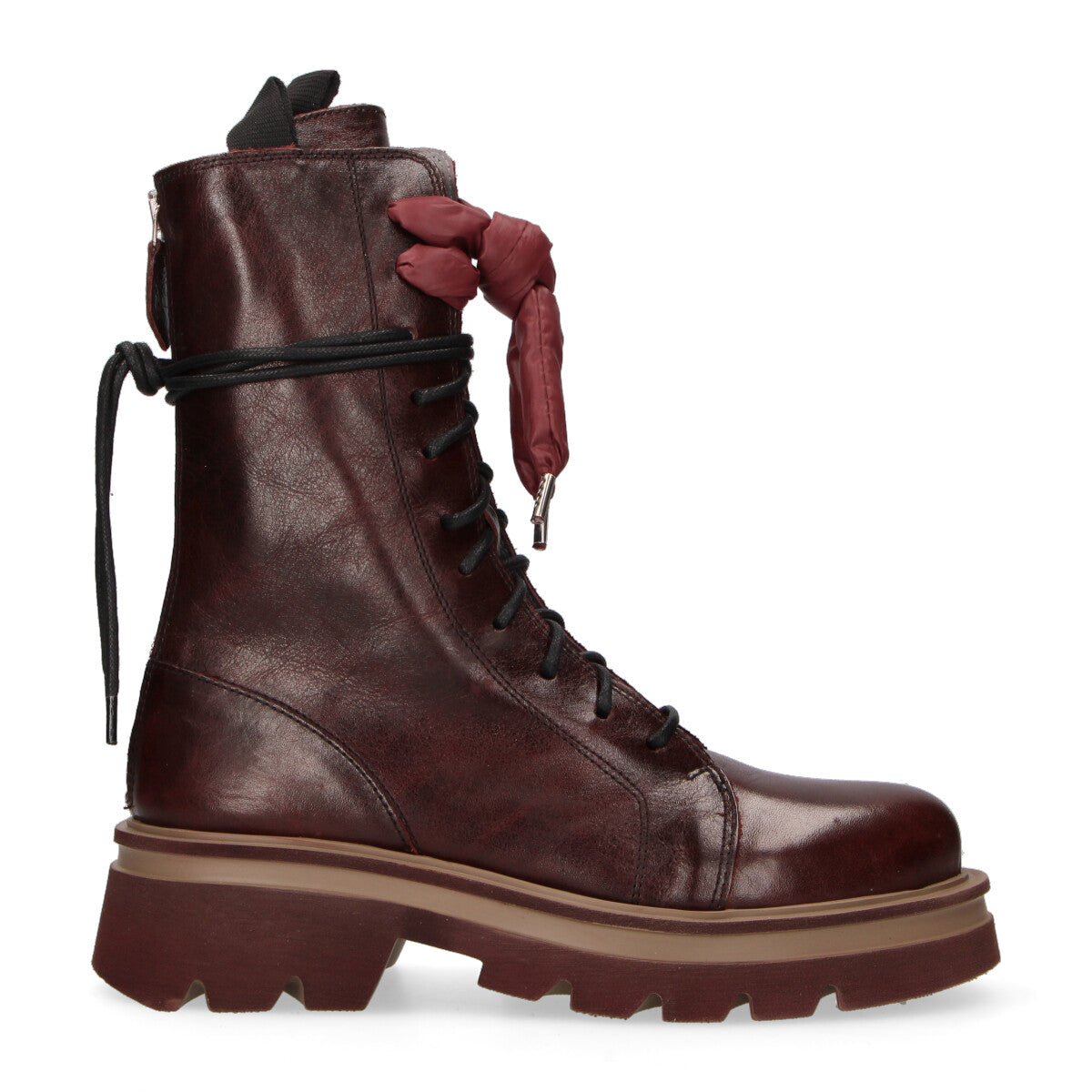 Patrizia Bonfanti anfibio Scorpio in pelle bordeaux