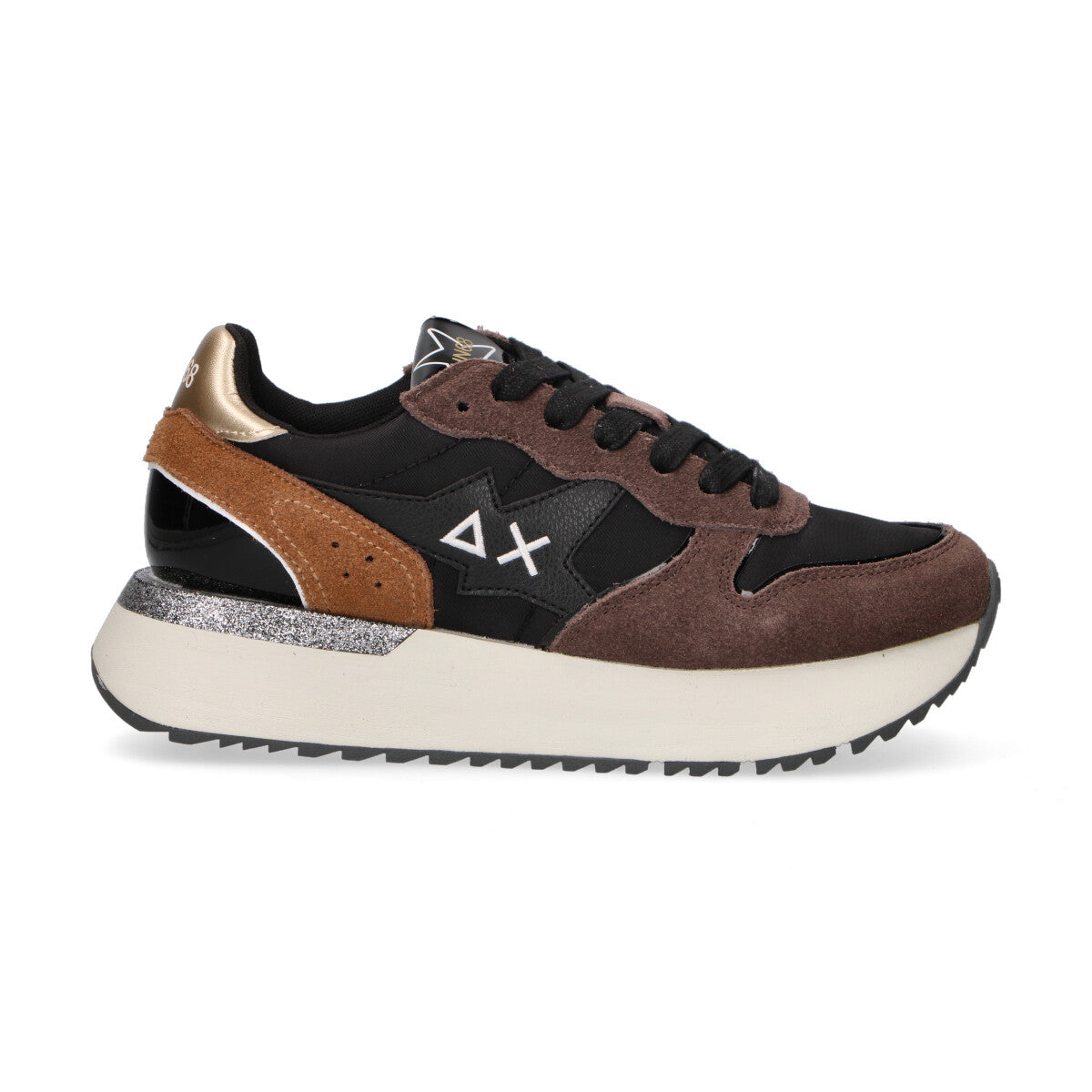Sun68 sneaker Big Stargirl in nylon nera
